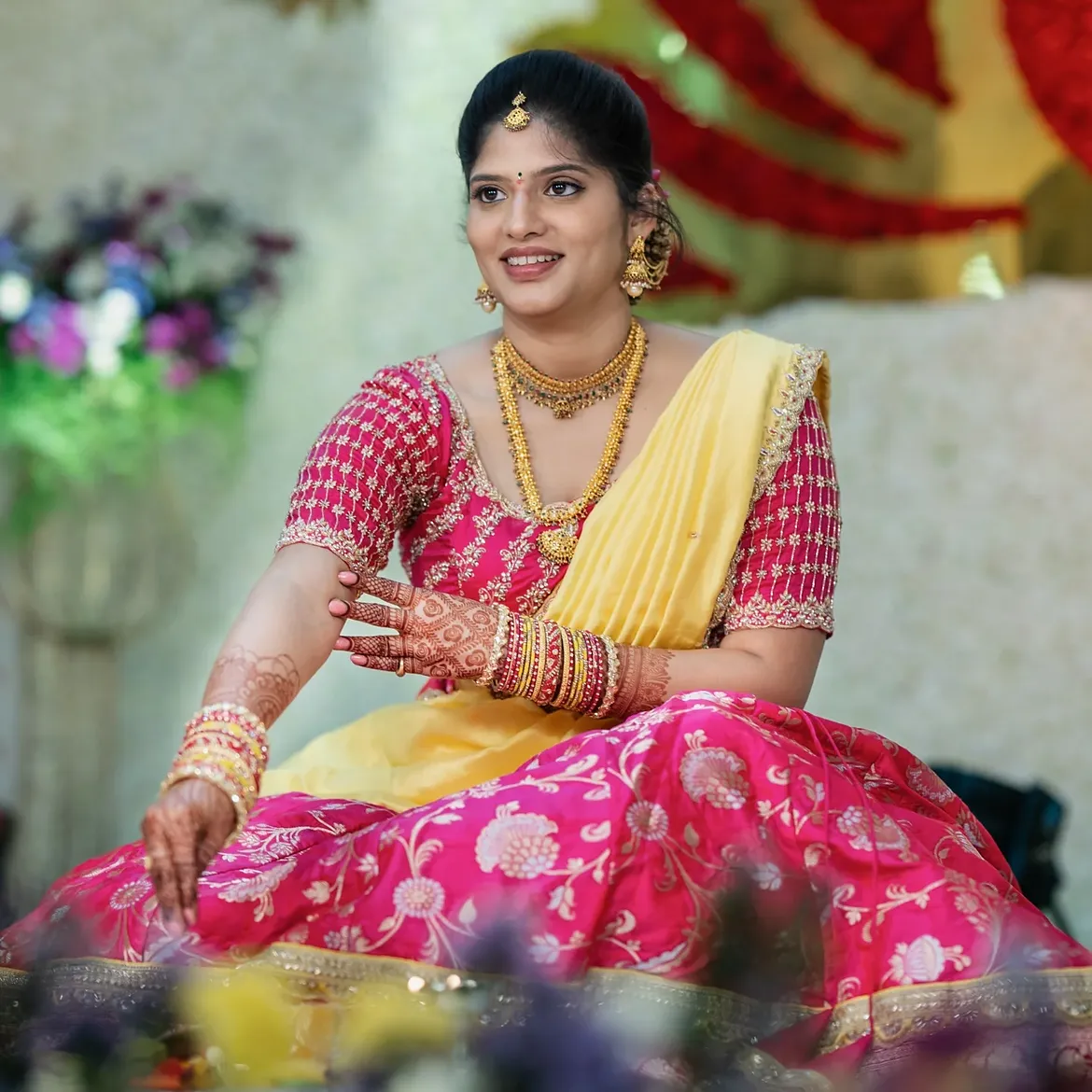 Fresh Haldi bridal beauty